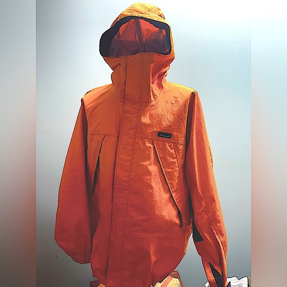 Rare Patagonia Torrent shell waterproof mango jacket XL - Picture 9 of 9